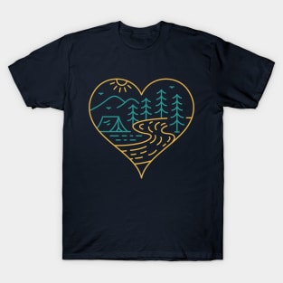 Playing Card Heart Symbol of Nature T-Shirt